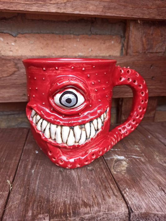 Große Monsterchen Tasse Oktopus
