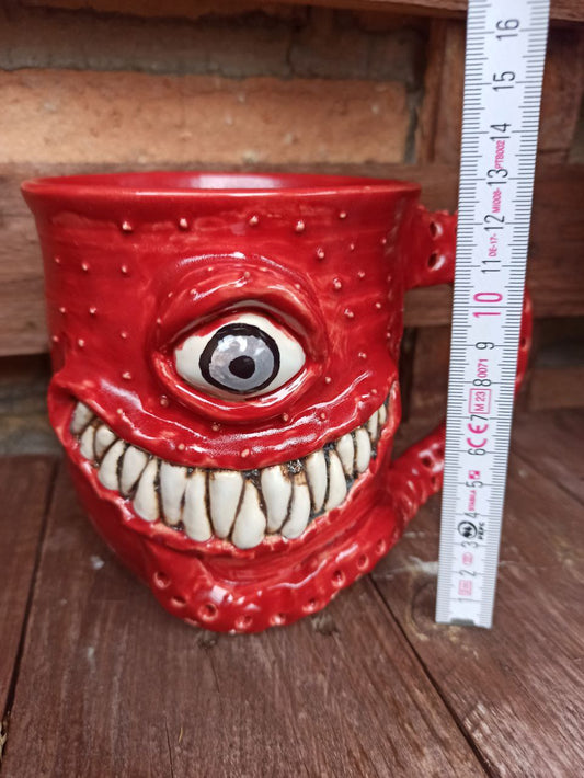 Große Monsterchen Tasse Oktopus